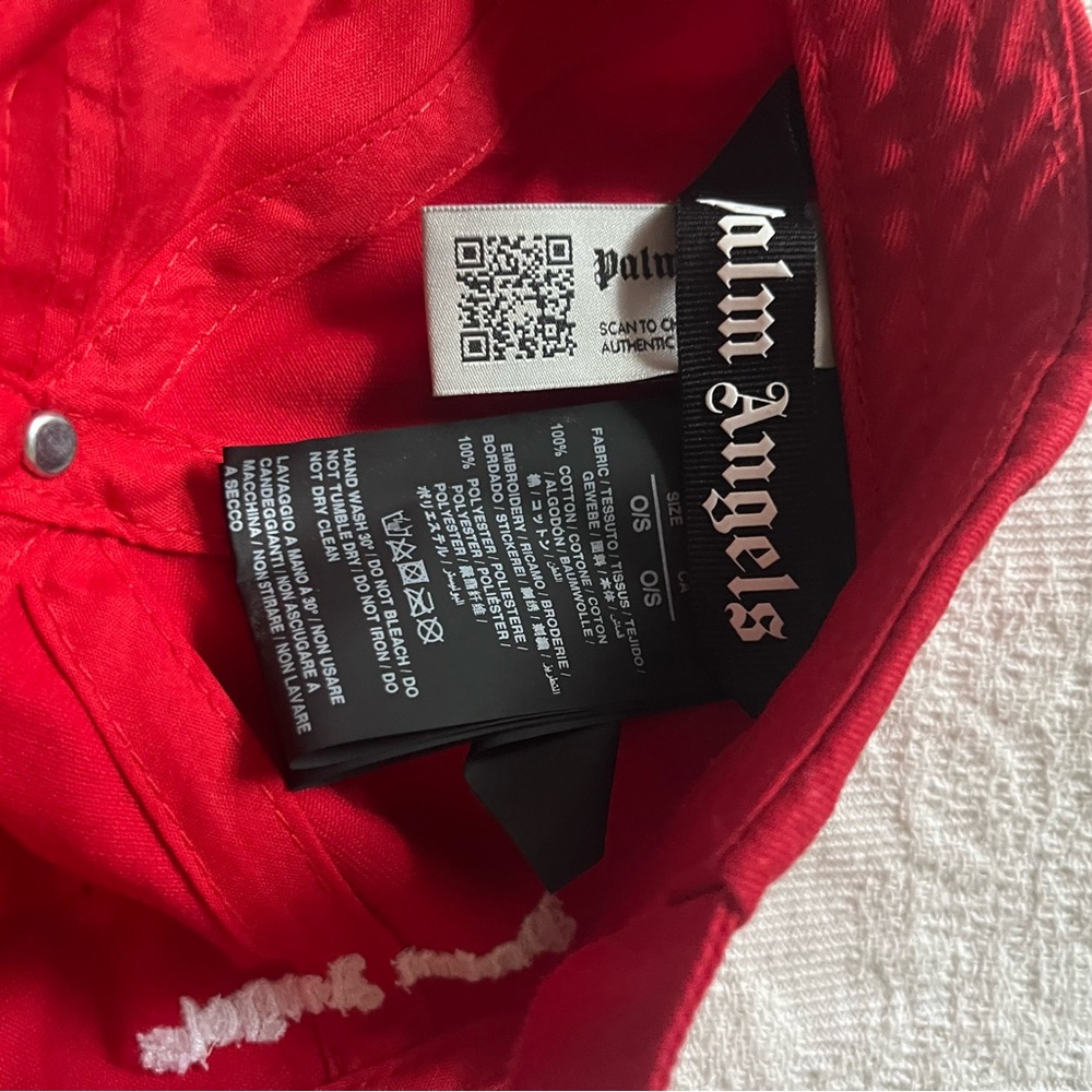 Palm Angels Red Cap - Picture 4 of 5